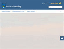 Tablet Screenshot of dasing.de